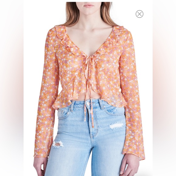 Steve Madden Floral Blouse - Picture 2 of 11